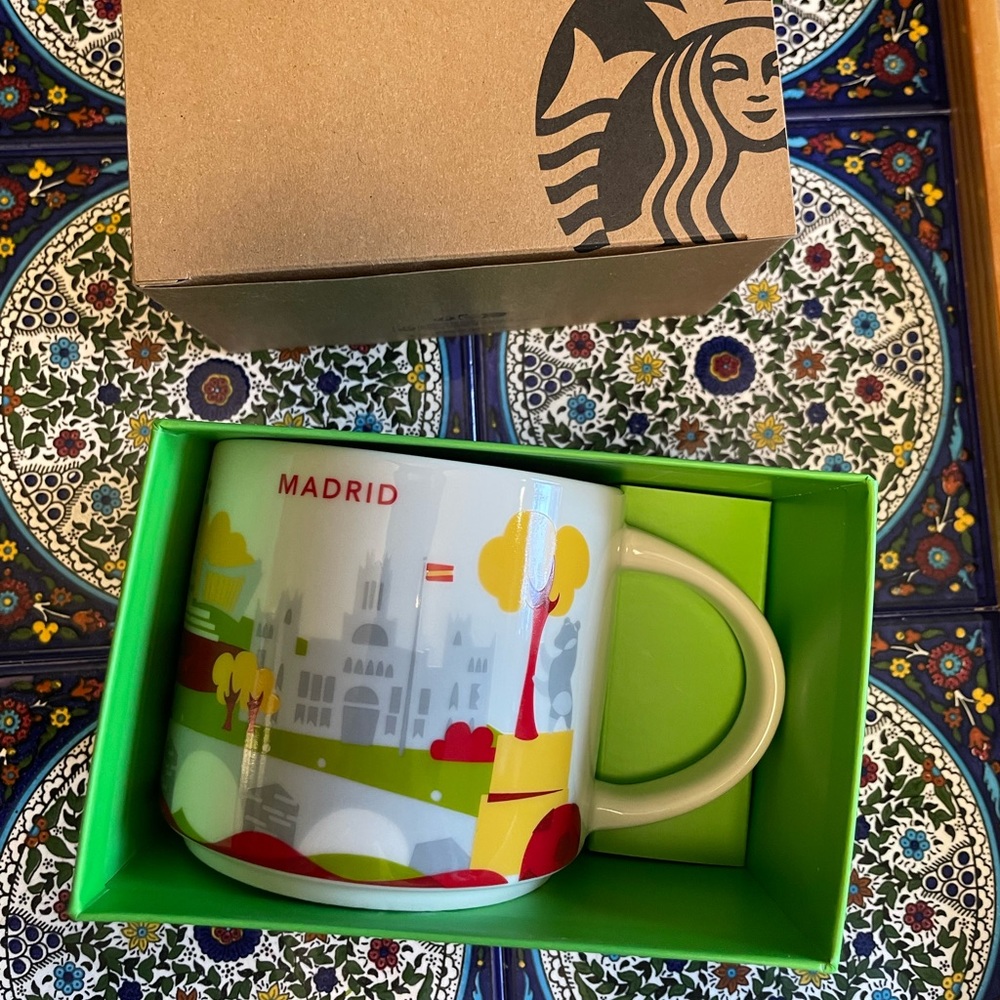 Brand New Starbucks MADRID Your Are Here Mug